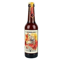 Zeige Details für Kuehn Kunz Rosen - GUTENBERG BOCK - 0,33l  Bild von Kuehn Kunz Rosen - GUTENBERG BOCK - 0,33l