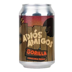 Zeige Details für Gorilla - ADIOS AMIGOS - STOUT - Berlin - Dose 0,33l   Bild von Gorilla - ADIOS AMIGOS - STOUT - Berlin - Dose 0,33l