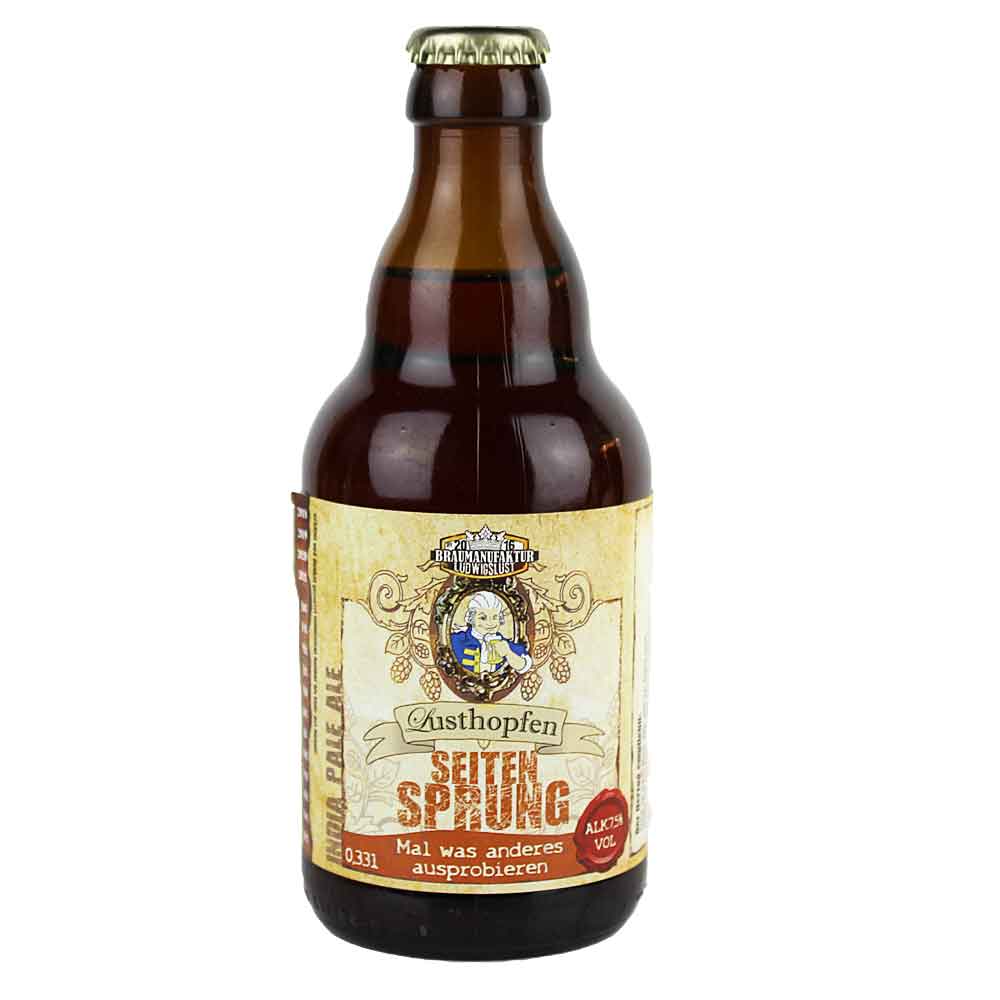 Bild von Ludwigsluster - SEITENSPRUNG IPA - aus Mecklenburg 0,33l