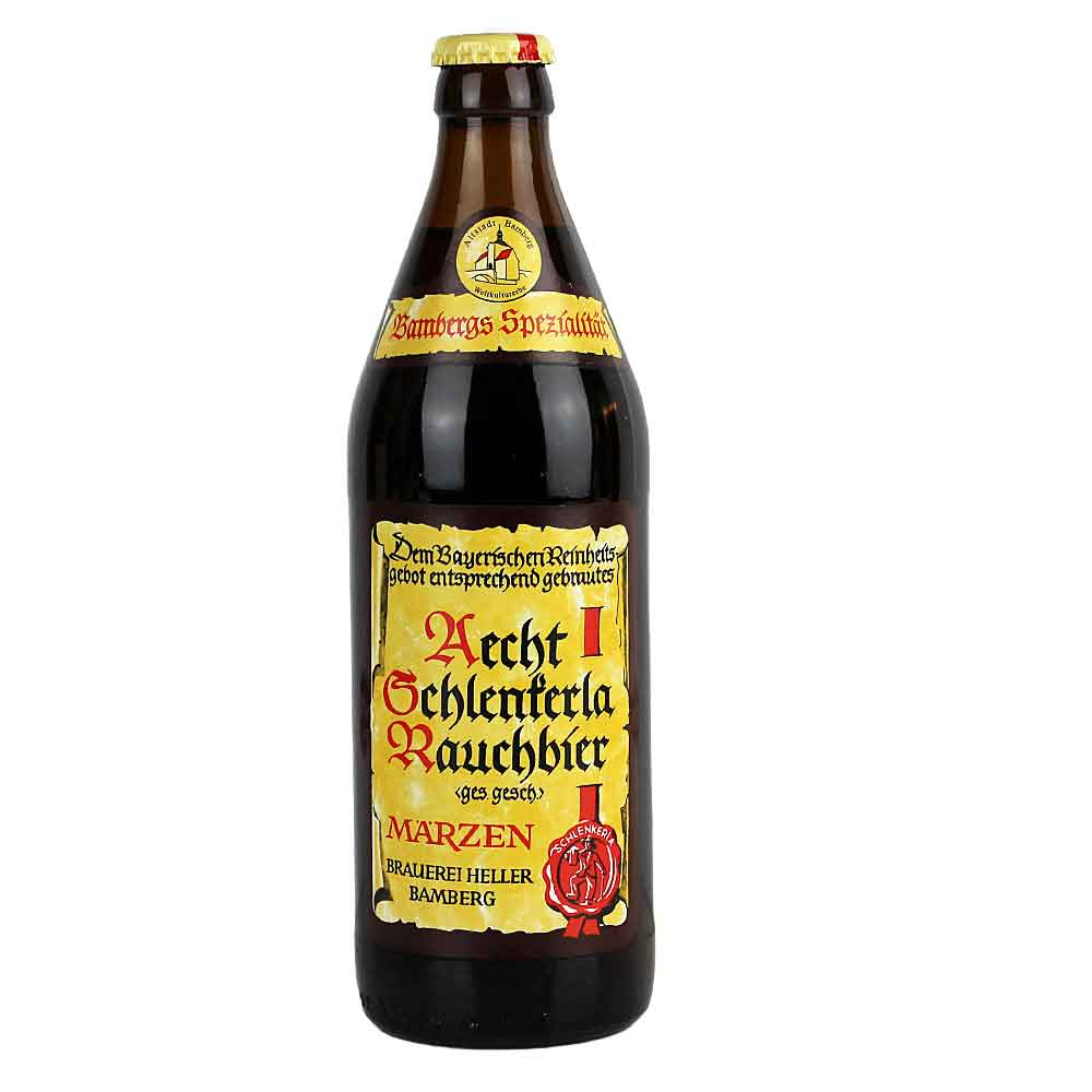 Bild von Aecht Schlenkerla Rauchbier MÄRZEN -  Bamberg 0,5l  ( MHD 30. AUGUST 2024 )