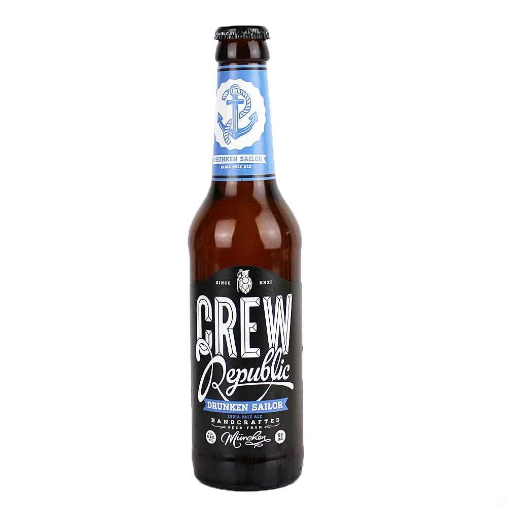 Bild von CREW Republic Bier - DRUNKEN SAILOR - INDIA PALE ALE - 0,33l  ( MHD 17. JANUAR 2025 )