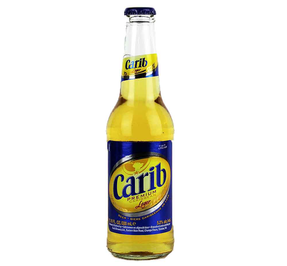 Bild von Carib Lager Bier aus Trinidat - 0,33l ##