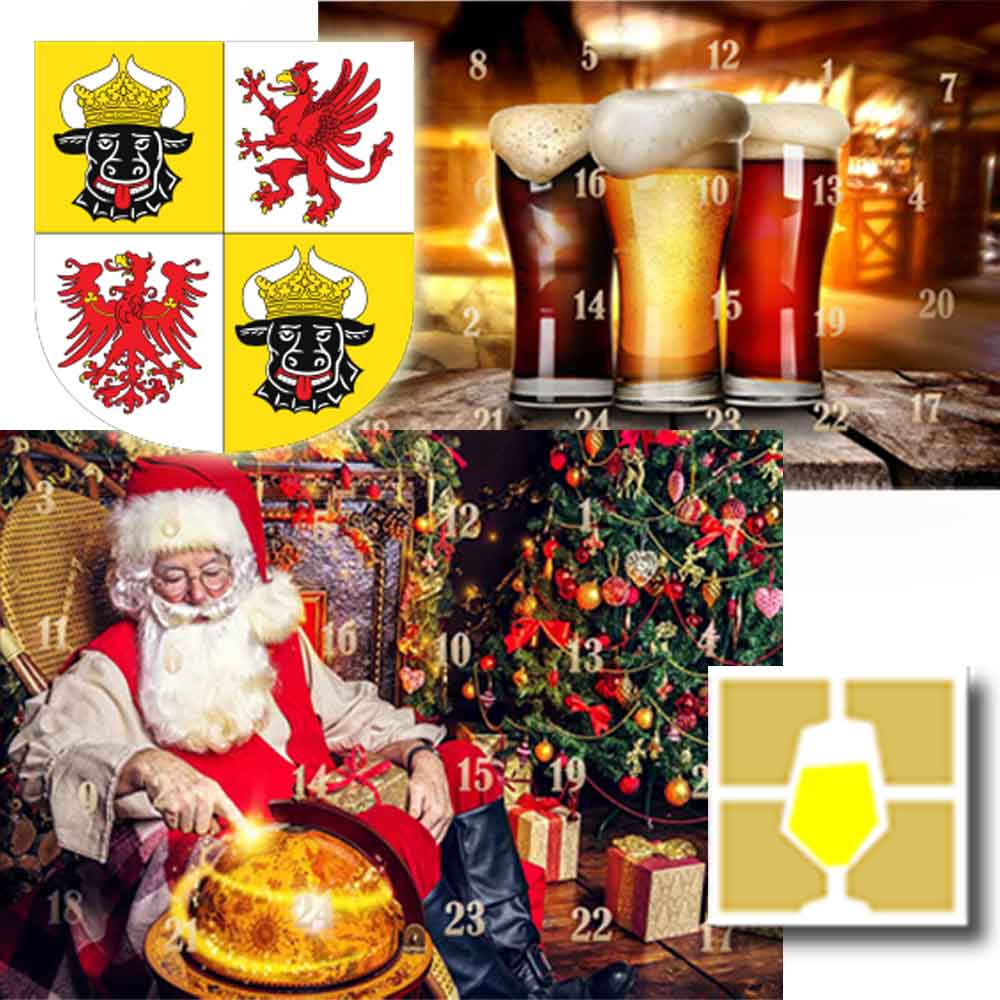 Bild von Bier-Adventskalender - 24 x Biere aus Mecklenburg-Vorpommern - je 0,33l Boxclusive ( Heute incl. Design Öffner mit deiner Gravur )
