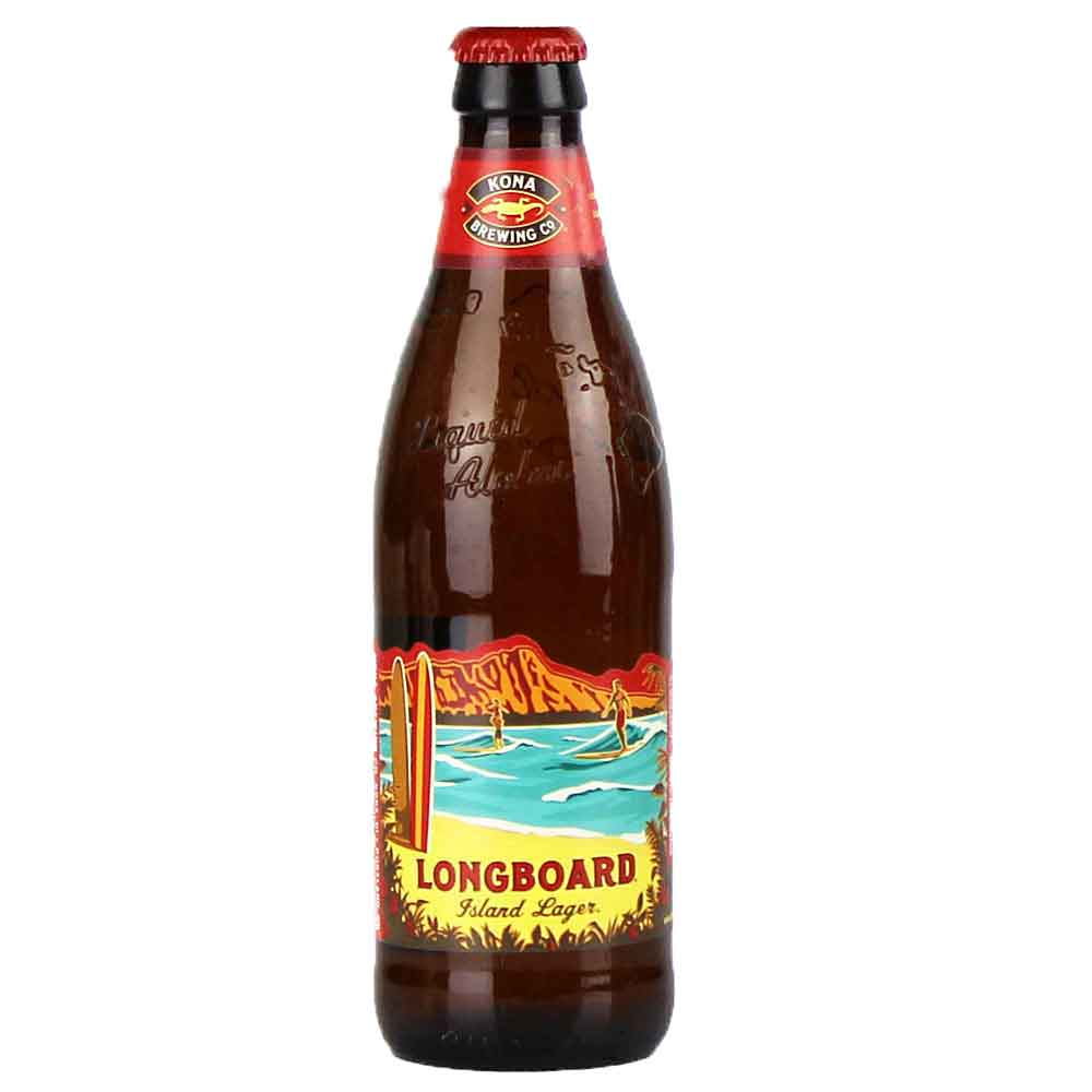 Bild von Kona Bier - LONGBOARD - Island Lager aus Hawaii - 0,33l ( MHD 24. JUNI 2026 )