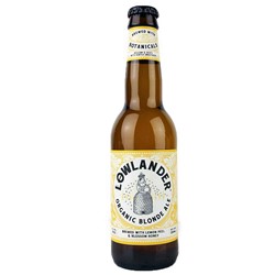 Bild von Lowlander Beer - ORGANIC BLONDE ALE - aus Amsterdam 0,33l ( MHD 22. SEPTEMBER 2023 )