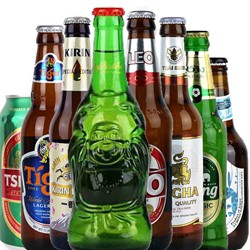 Bild von 8 Biere aus Asien