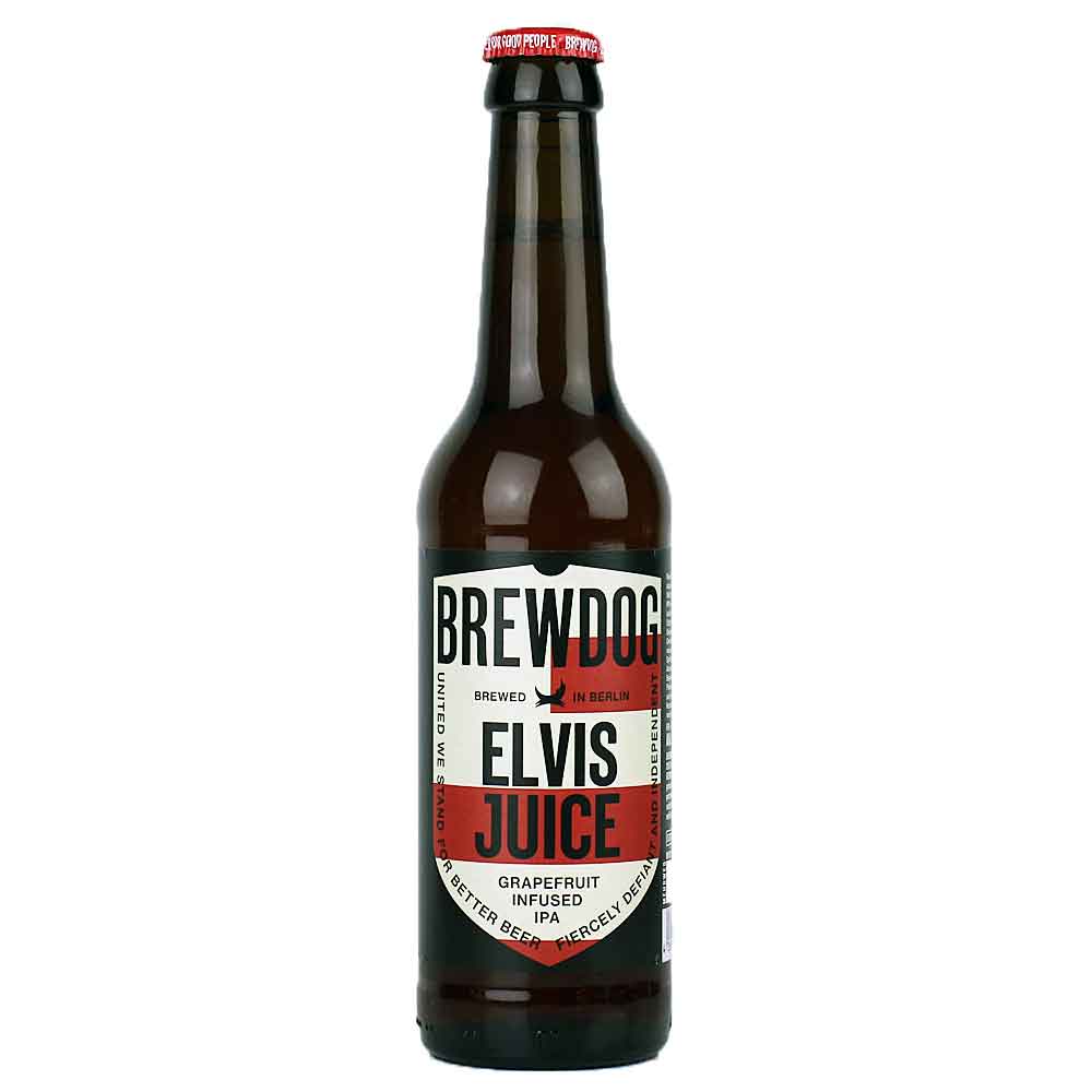 Bild von BrewDog - ELVIS JUICE - GRAPEFRUIT INFUSED IPA - 0,33l  ( MHD 28. FEBRUAR 2025 )