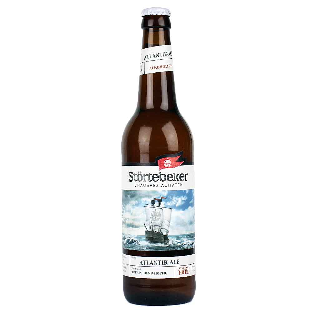 Bild von Störtebeker Bier - ATLANTIK ALE - ALKOHOLFREI - aus Stralsund 0,5l  ( 01. Februar 2025 )