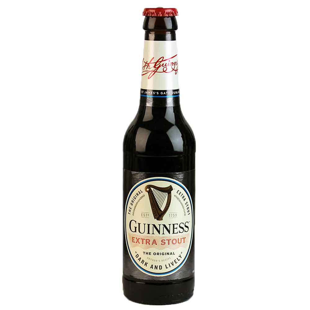 Bild von Guinness EXTRA STOUT - Irland 0,33l ( MHD 31. JANUAR 2026 )