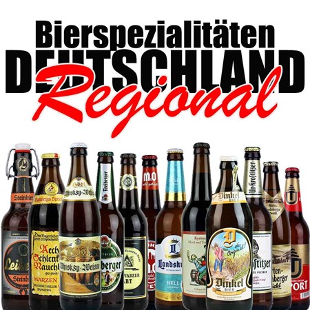 Bild von 12 Fl. Deutsche regionale Bierspezialitäten 