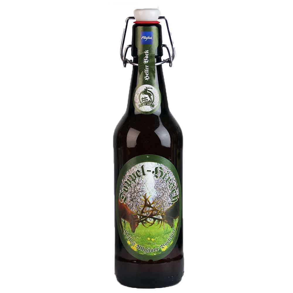 Bild von Der Hirschbräu - DOPPEL HIRSCH - DOPPELBOCK HELL - 0,5l 