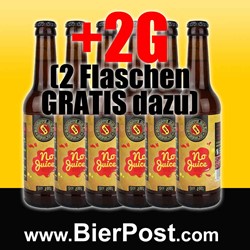 Bild von Schoppe Bräu - NO JUICE - 6er SET ALKOHOLFREI + 2 FLASCHEN GRATIS DAZU