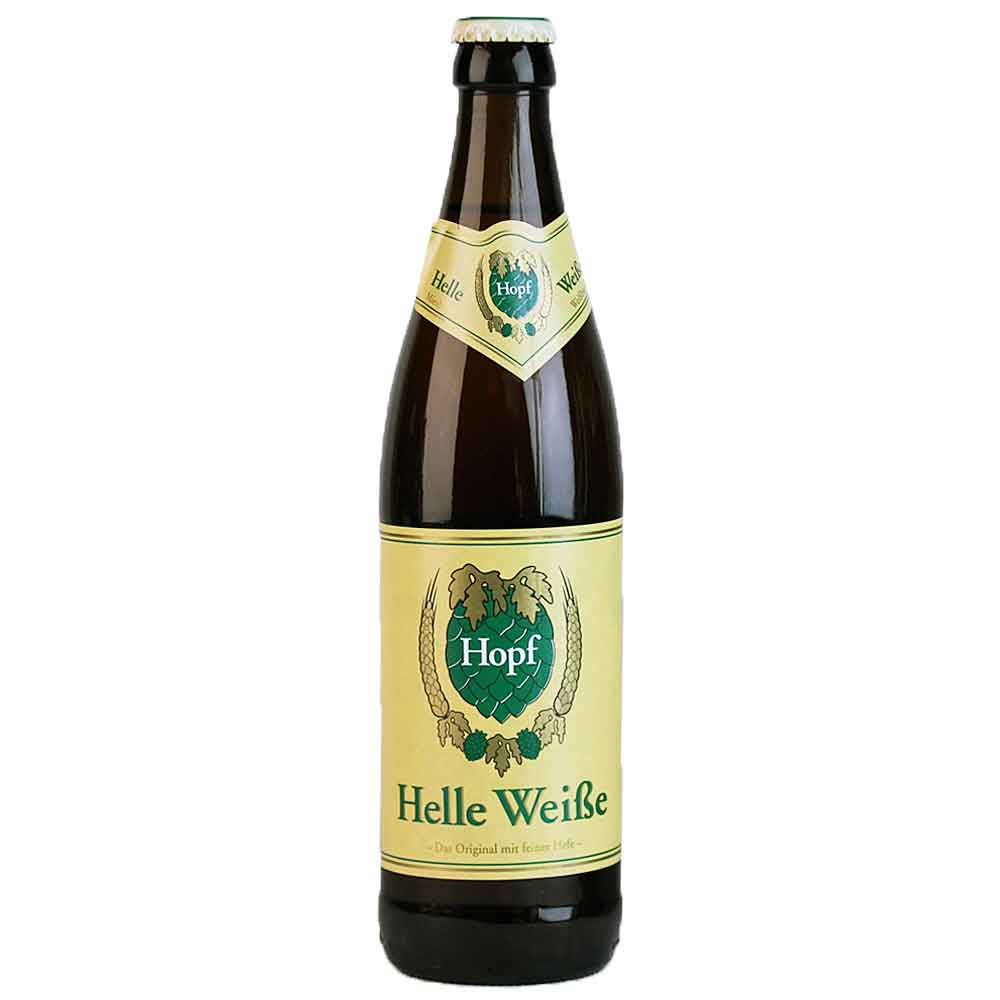 Bild von Hopf HELLE WEISSE - aus Bayern - 0,5l  ( MHD 7. September 2025 )