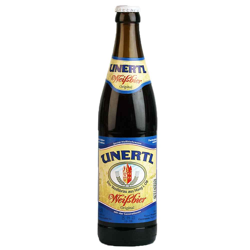 Bild von Unertl aus Haag - WEISSBIER - 0,5l  ( MHD 03. NOVEMBER 2025 )