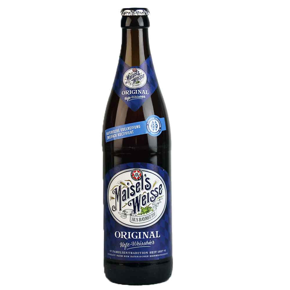 Bild von Maisel´s WEISSE ORIGINAL - HEFEWEISSBIER - 0,5l ( MHD 17. OKTOBER 2025 )