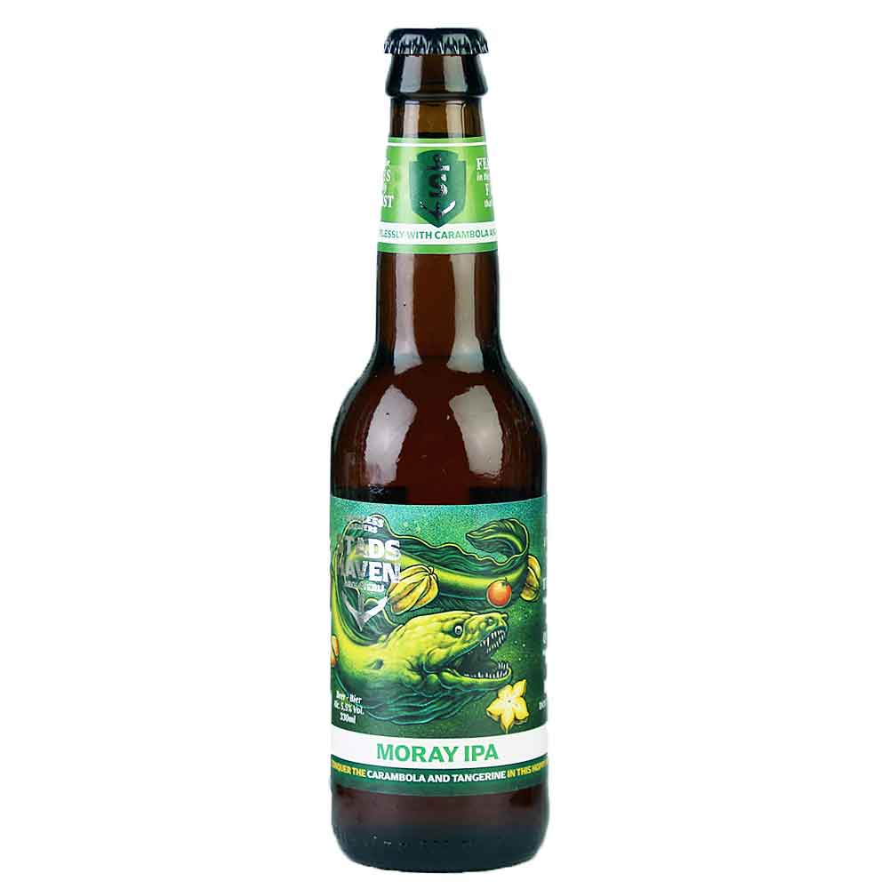 Bild von Stadshaven Brouverij  - MORAY IPA - aus Rotterdam NL 0,33l ( MHD 18. JULI 2025 )