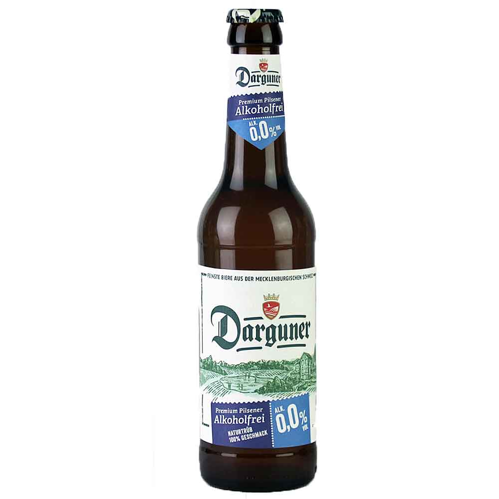 Bild von Darguner Pils - ALKOHOLFREI - NATURTRÜB -  Mecklenburg/Vorpommern - 0,33l ( MHD 29. JULI 2026 )