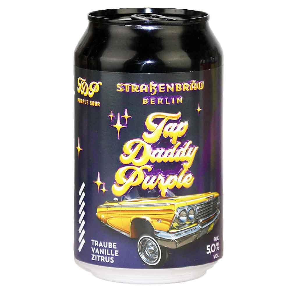 Bild von Strassenbräu - TAP DADDY PURPLE - FRUIT SOUR - DOSE 0,33l  ( MHD 16. AUGUST 2024 )