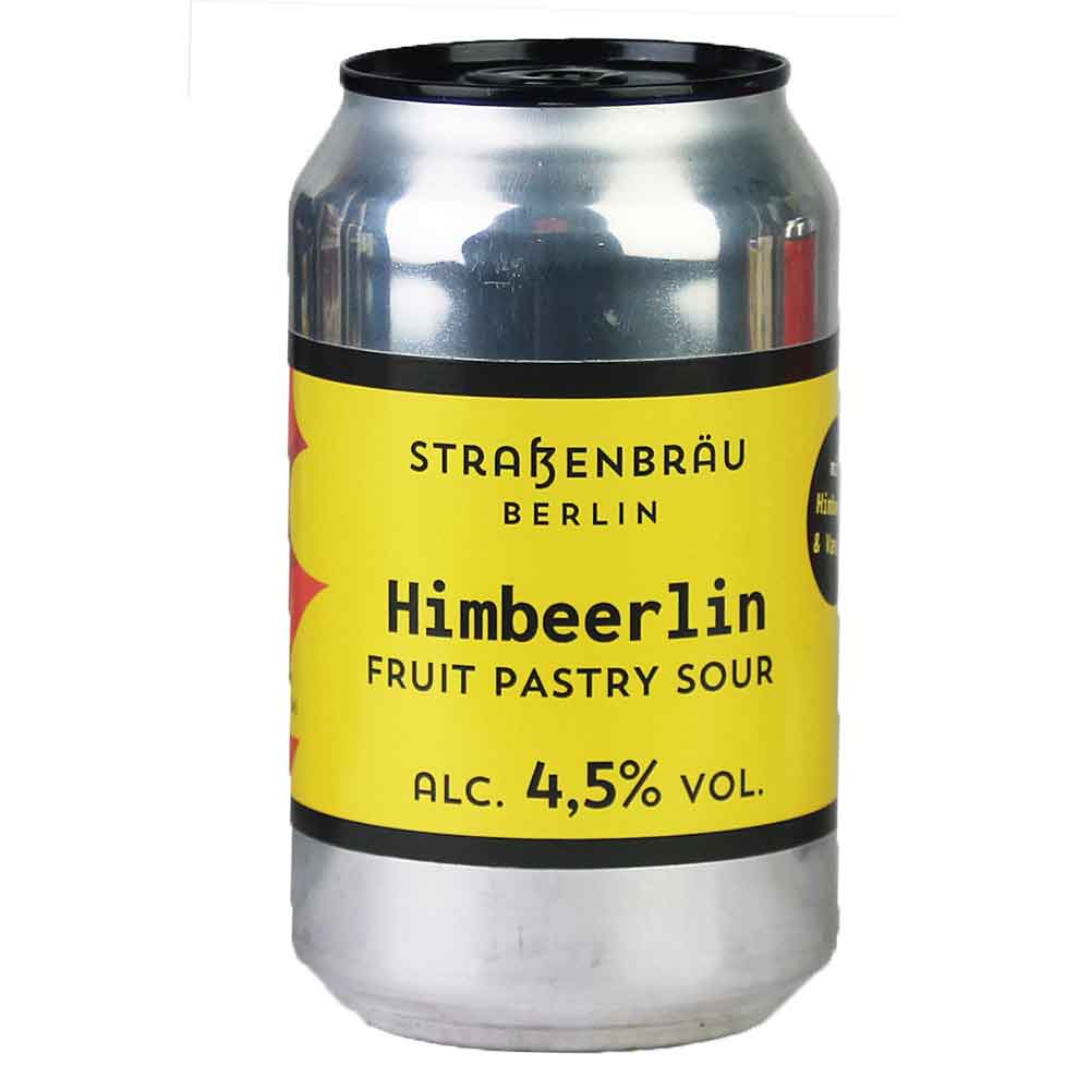 Bild von Strassenbräu - HIMBEERLIN - FRUIT PASTRY SOUR - DOSE 0,33l ( MHD 16. AUGUST 2024 )