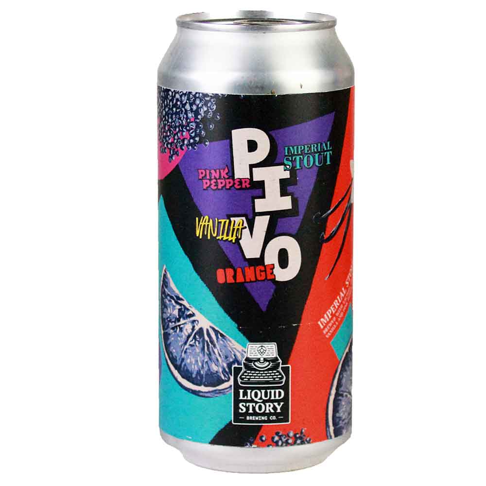 Bild von LIQUID STORY Brewing  - PIVO - IMPERIAL PASTRY STOUT - DOSE - 0,44l ( MHD 20. DEZEBER 2024 )