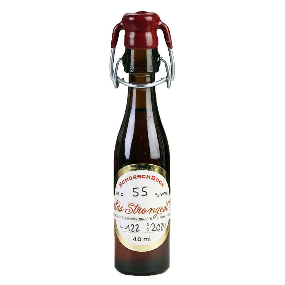 Bild von Schorschbräu - EISBOCK - ALC. 55% VOL.- "Worlds Strongest Beer" - 40 ml ( ABBILDUNG ÄHNLICH)