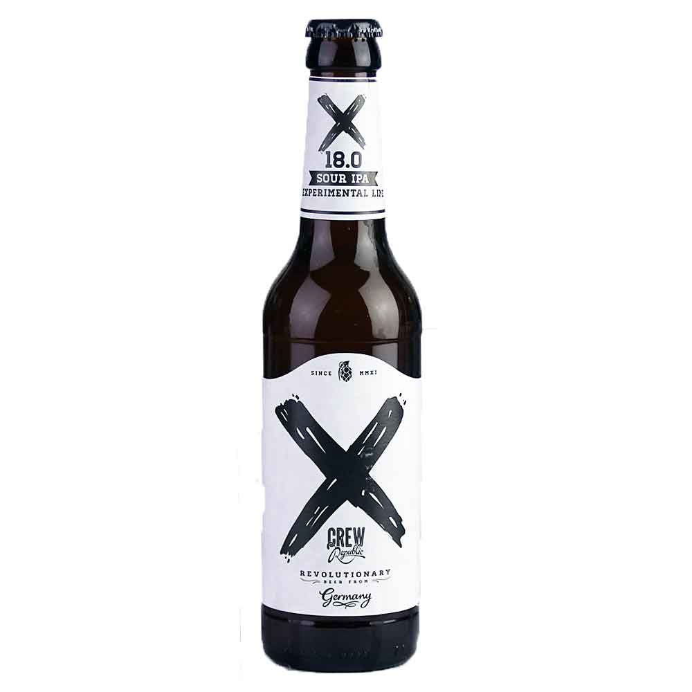 Bild von Crew Republic - X 18.0 - SOUR IPA -  0,33l  ( MHD 15. NOVEMBER 2024 )