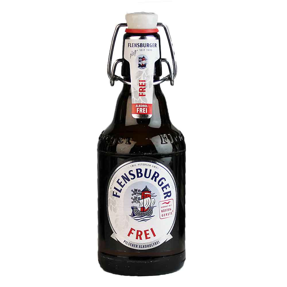 Bild von Flensburger - FREI - ALKOHOLFREI - 0,33l ( MHD 25. DEZEMBER 2024 )