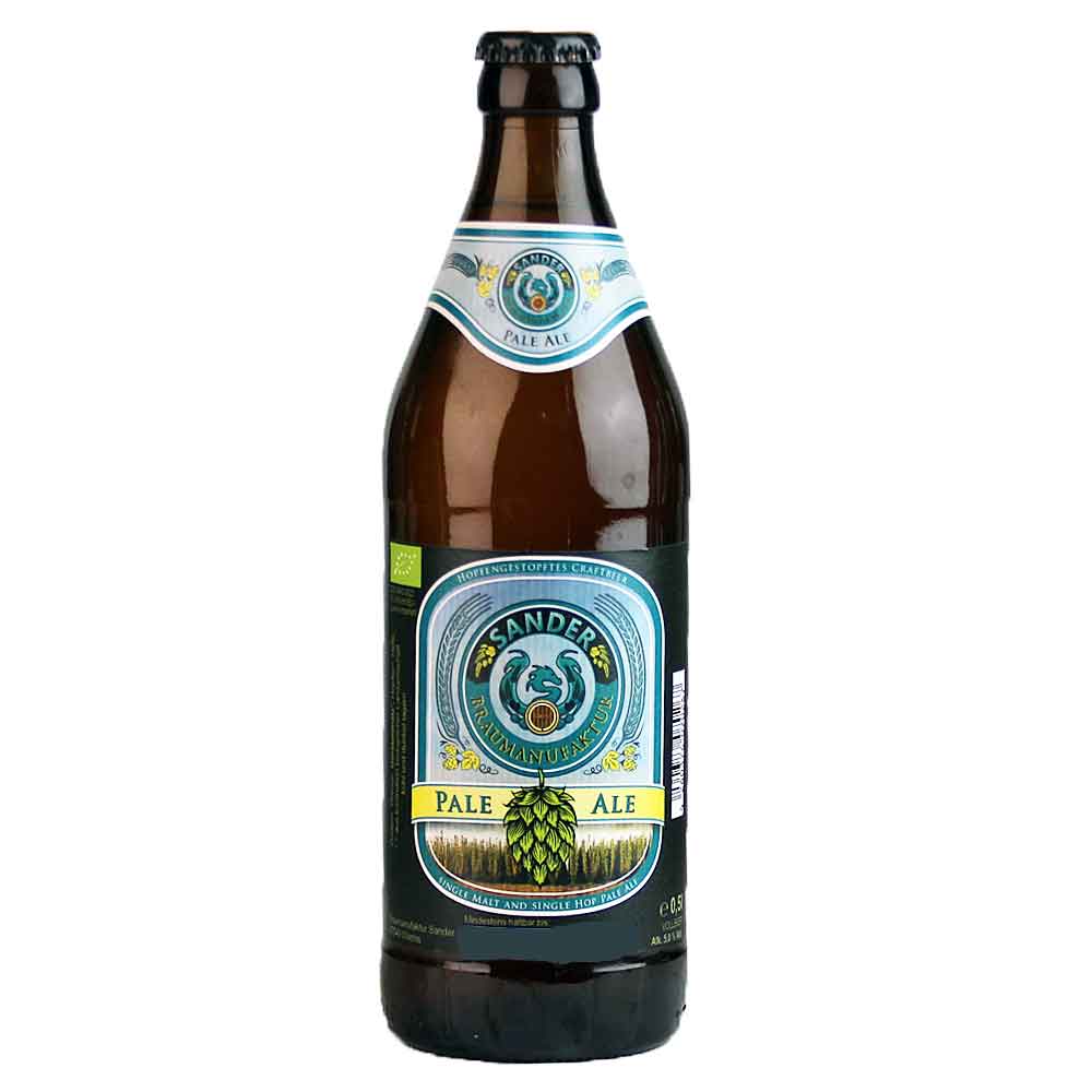 Bild von Sander - PALE ALE - Bio-Bier aus Worms - 0,5l  ( MHD 01. JULI 2026 )