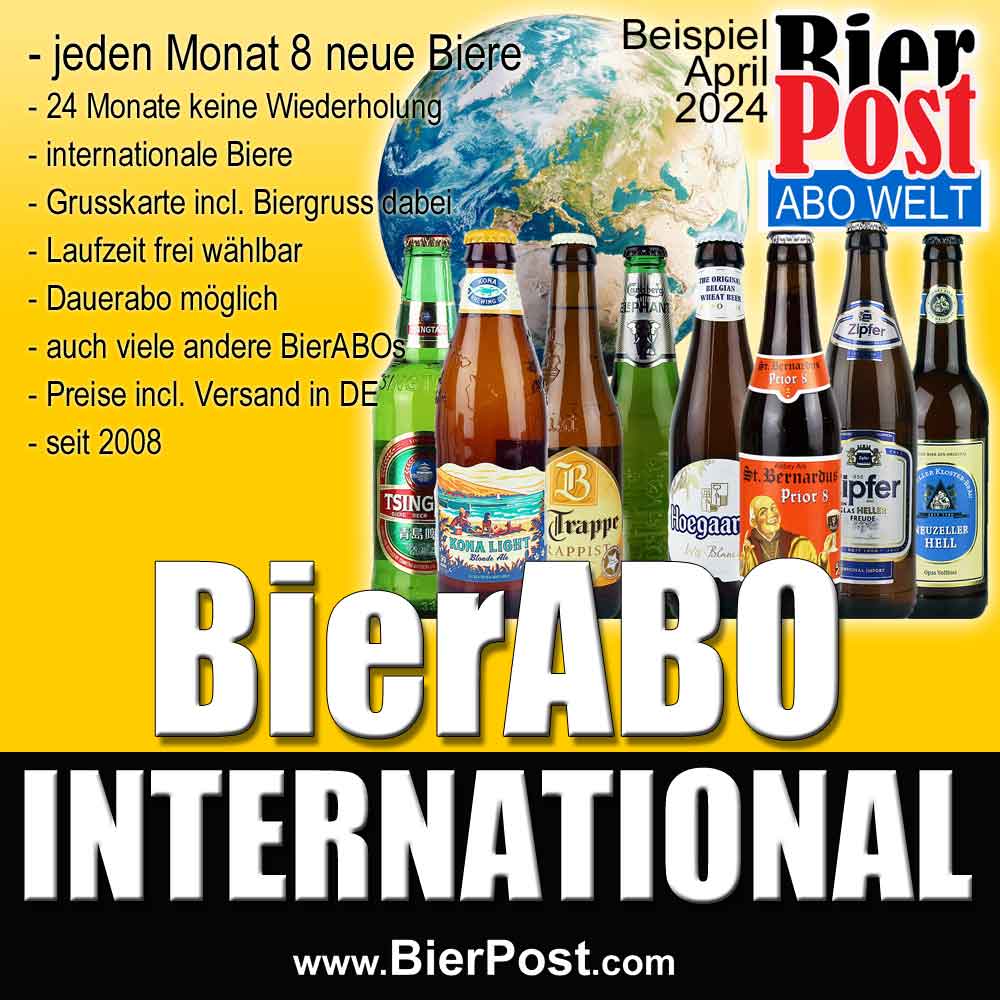 Bild von BierPostABO - INTERNATIONAL - incl. Versand in DE, incl. BierPostCARD 