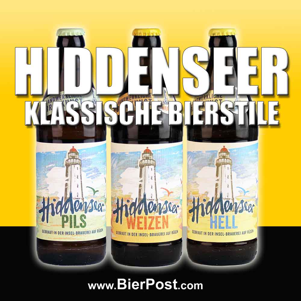 Bild von Hiddenseer - 3+1 PROBIERSET -  0,5L (die vierte Sorte kannst du aussuchen) ( HEUTE mit GRATIS Kugelschreiber dazu )
