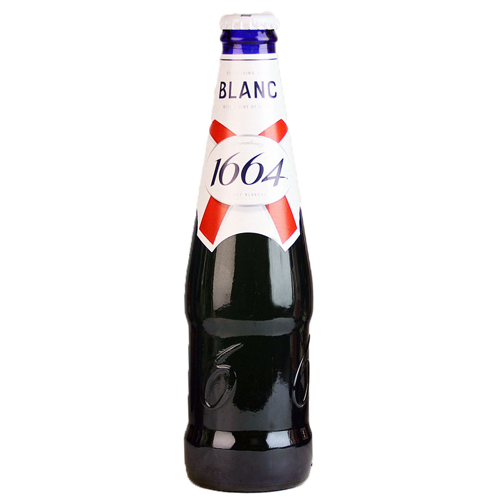 Bild von Kronenbourg "1664" - BLANC - Frankreich - 0,25l ## ( MHD 06. EBRUAR 2025 )