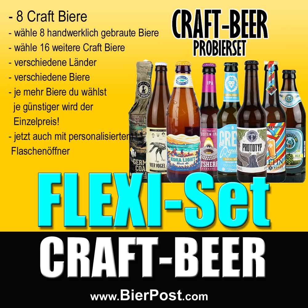 Bild von FLEXI-Set CRAFT-BEER mit Mengenauswahl (ABBILDUNG ÄHNLICH)