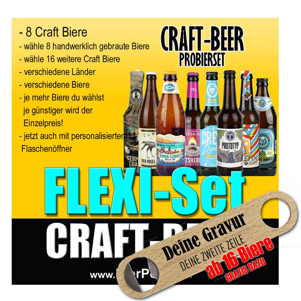 Bild von FLEXI-Set CRAFT-BEER mit Mengenauswahl (ABBILDUNG ÄHNLICH)