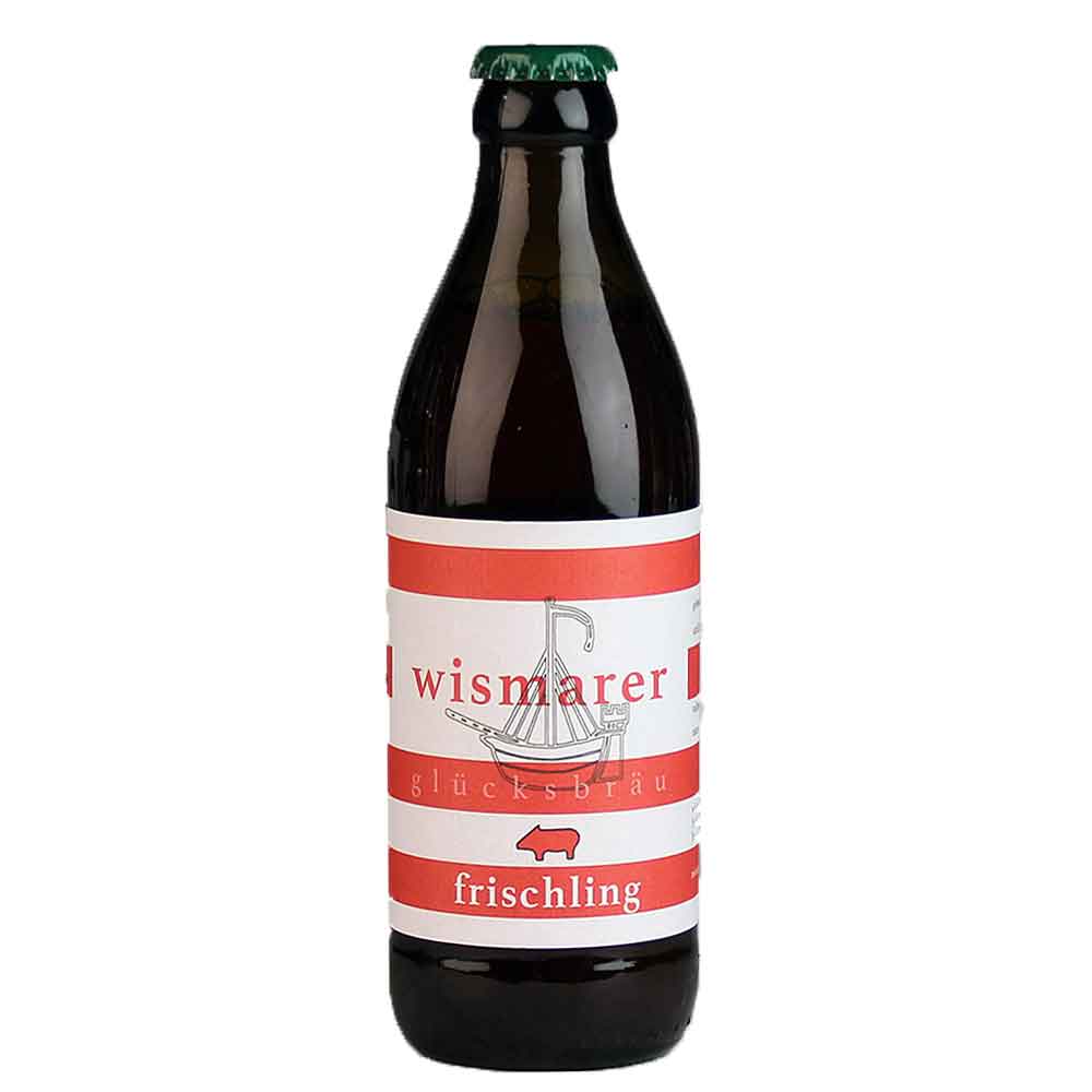 Bild von Wismarer Glücksbräu- FRISCHLING - MÄRZEN - aus Wismar 0,33l  ( MHD 12. JUNI 2026 )