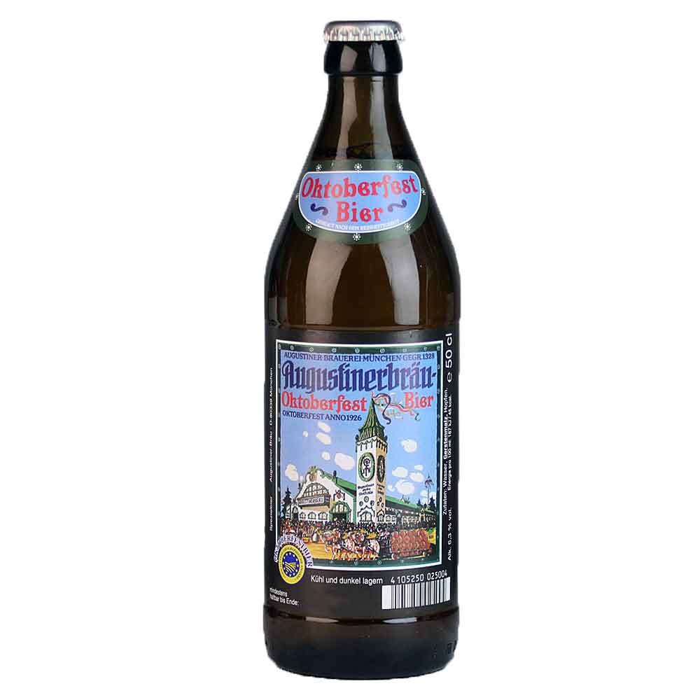 Bild von Augustiner - OKTOBERFEST BIER - München 0,5l  ( MHD 31. JANUAR 2025 )