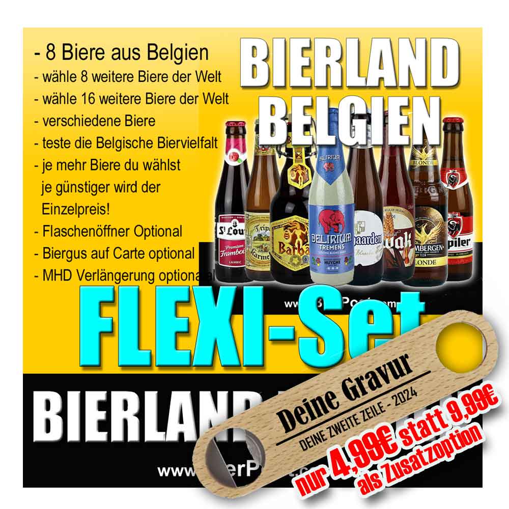 Bild von FLEXI-Bierset "BIERLAND BELGIEN" - mit flexibler Mengenauswahl