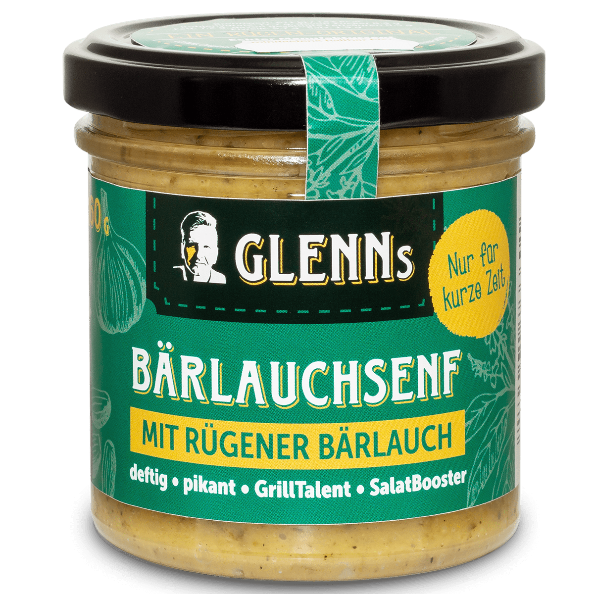 Bild von Glenns Rügener Senf - BÄRLAUCH SENF - 160g