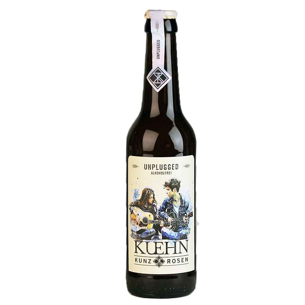 Bild von Kuehn Kunz Rosen - UNPLUGGED - ALKOHOLFREIES PALE ALE - 0,33l ( MHD 26. MAI 2025 )