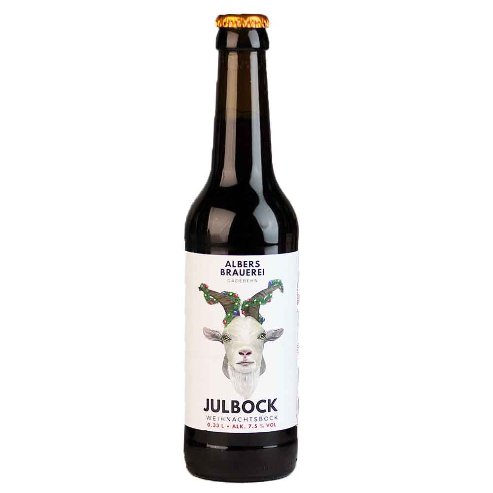 Bild von Albers Brauerei - JULBOCK - WEIHNACHTSBOCK - Mecklenburg 0,33l 