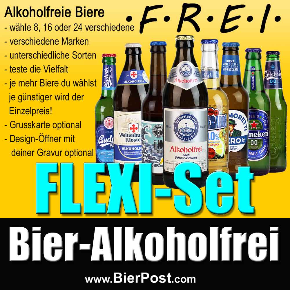 Bild von FLEXI-Set - ALKOHOLFREIE BIERE bis Alc. 0,5% Vol. - mit flexibler Mengenangabe -  Abbildung ähnlich