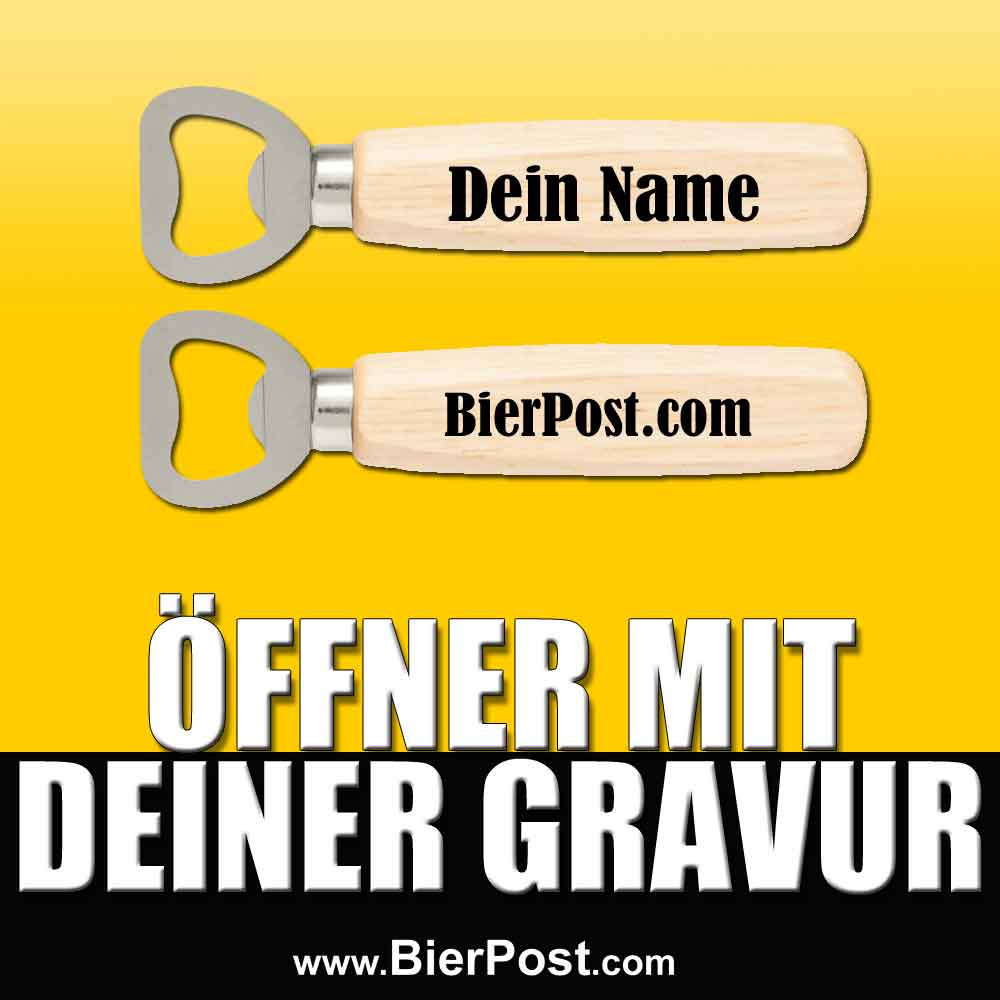 Bild von Flaschenöffner - STANDARD - DEIN NAME ( AKTION - ZWEI zum Preis von einem )