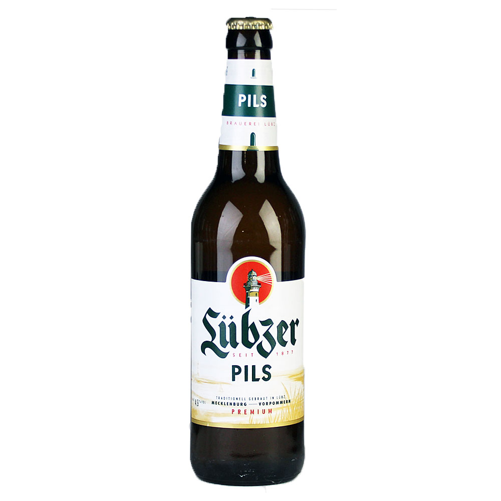 Bild von Lübzer Bier - PILS - Mecklenburg 0,5l  ( MHD 12. Dezember 2025 )