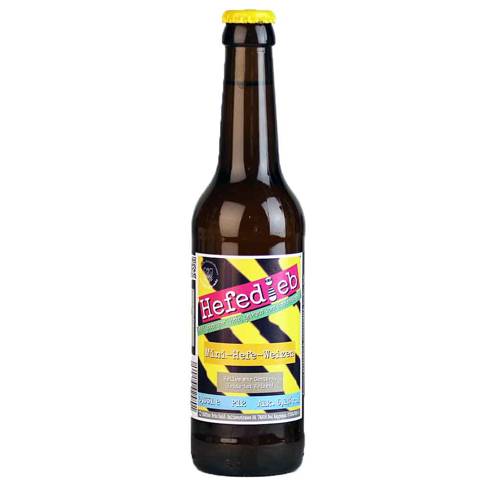 Bild von Hopfenstopfer - HEFEDIEB - WEIZENBIER  0,33l  