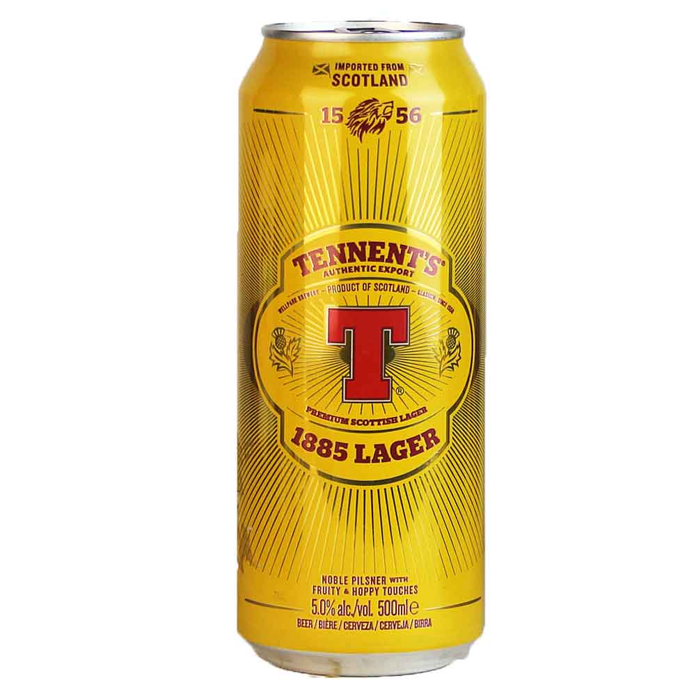 Bild von Tennents - 1885 LAGER - DOSE-  aus Schottland - 0,5l Dose