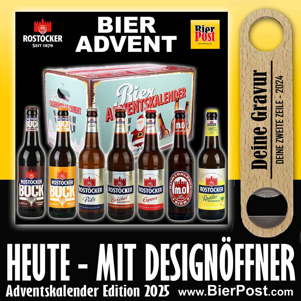 Bild von Bieradventskalender - gefüllt mit 24 ROSTOCKER BIEREN 
