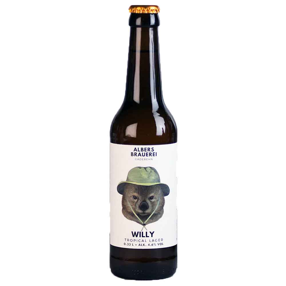 Bild von Albers Brauerei - WILLY - TROPICAL LAGER - 0,33l 