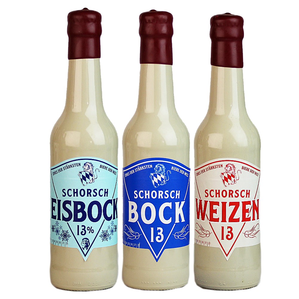 Bild von 3er Schorschbräu STARKBIERSET - 3 Biere OHNE Geschenkverpackung - je 0,33l