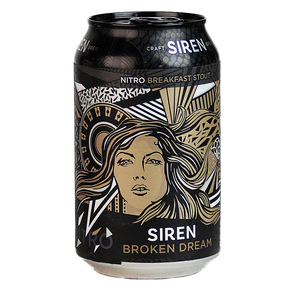 Bild von SIREN - BROKEN DREAM - NITRO BREAKFAST STOUT - England - DOSE - 0,33l ( 23. JUNI 2026 )