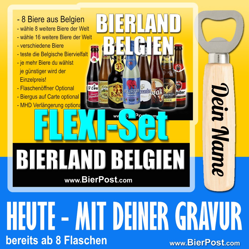Bild von FLEXI-Bierset "BIERLAND BELGIEN" - mit flexibler Mengenauswahl