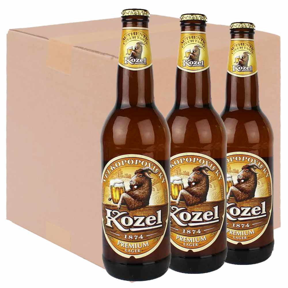 Bild von Kozel - LAGER - Karton Sortenrein mit Mengenauswahl je 0,5l 